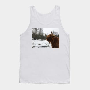 Scottish Highland Cattle Cow 2248 Tank Top